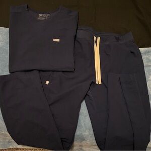 Men's Figs Navy Blue Scrub Set